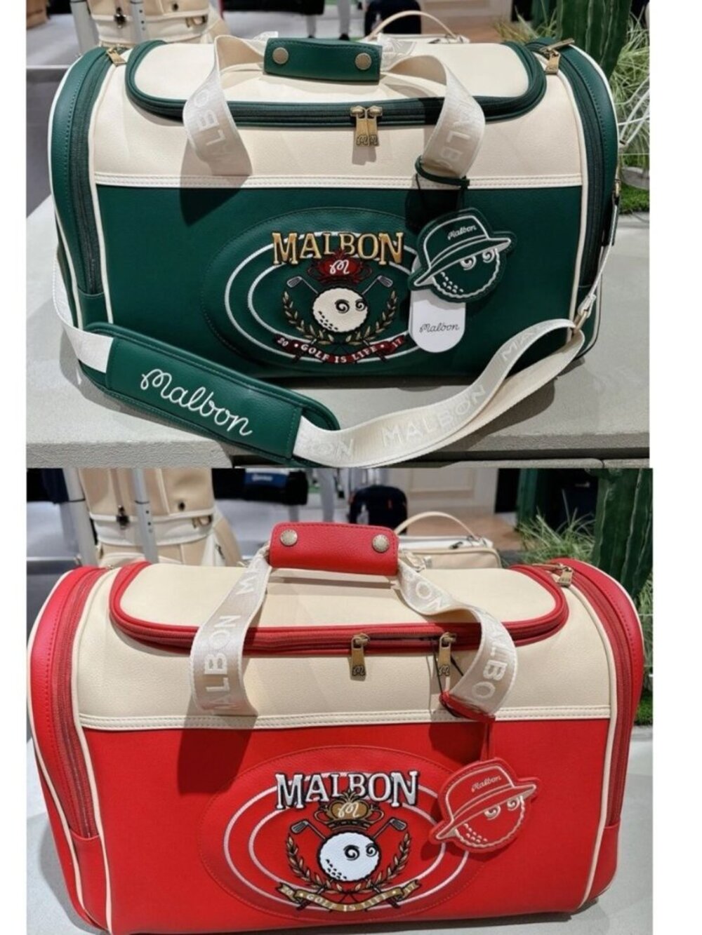 Malbon Golf Boston Bag Sports Travel Clothing Bag